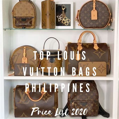 lv bags price in philippines|lv handbags price list.